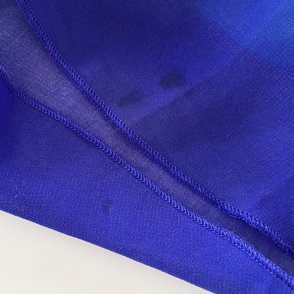 Vintage Blue Mini Dress - Picture 8 of 8